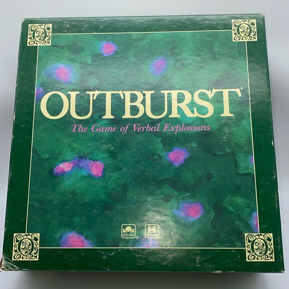 Vintage Outburst The Game of Verbal Explosions Golden 1988